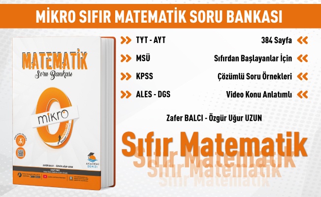 MİKRO 0 MATEMATİK • ÖSYM'NİN TÜM SINAVLARI İÇİN