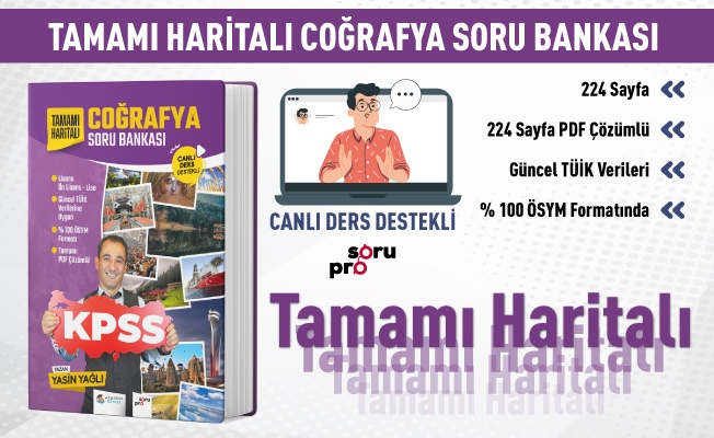 Tamamı Haritalı Coğrafya Soru Bankası